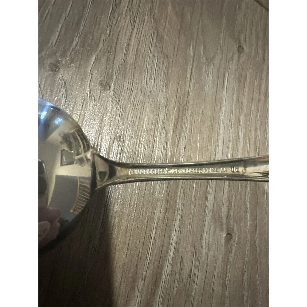 5 Piece Place Setting Wm‎ Rogers Silverplate Flatware Starlight Fork Knife Spoon